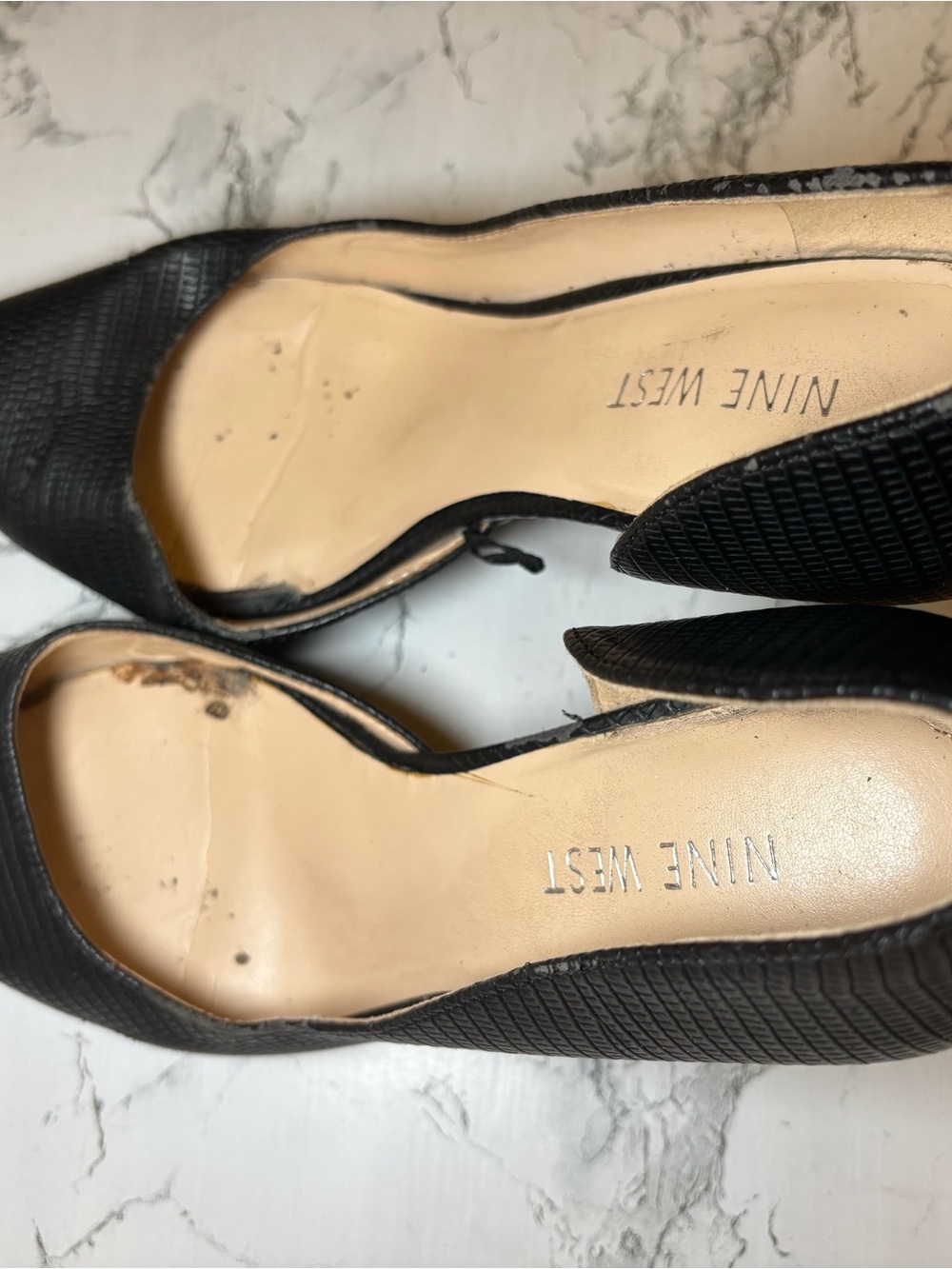 Nine West Black Pointed-Toe Women's Flats